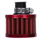Car Motor Cold Air Intake Filter Turbo Vent Crankcase Breather Red