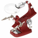 Multi-functional 3X/4.5X Welding Desktop Magnifier with 2 LEDs Alligator Cl X2R9