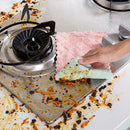 5PCS Super Absorbent Microfiber Kitchen Cloth Dish Towel Cleaning Household J1D4