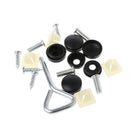 17x Car License Plate Frame Anti theft Security Screw Bolt Fasteners Snap Cover