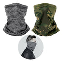2PCS Motorcycle Balaclava Windproof Scarf Biker UV Protection Neck Warmer