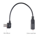 3.5mm External Stereo Mic Microphone + 3.5mm Female to Mini USB Male Adapter