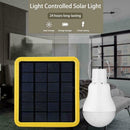 Solar Panel Powered LED Bulb Lamp Portable Tent Fishing For Outdoor Light H T7C6