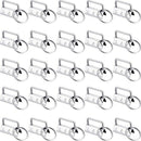 40 Piece Key Ring Hardware Keychain Bracelet Hardware with Lanyard Key Ring X1J3