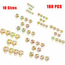 Spring Clips Accessories Kit Hoses Clamps Set Air Tube 100Pcs Portable