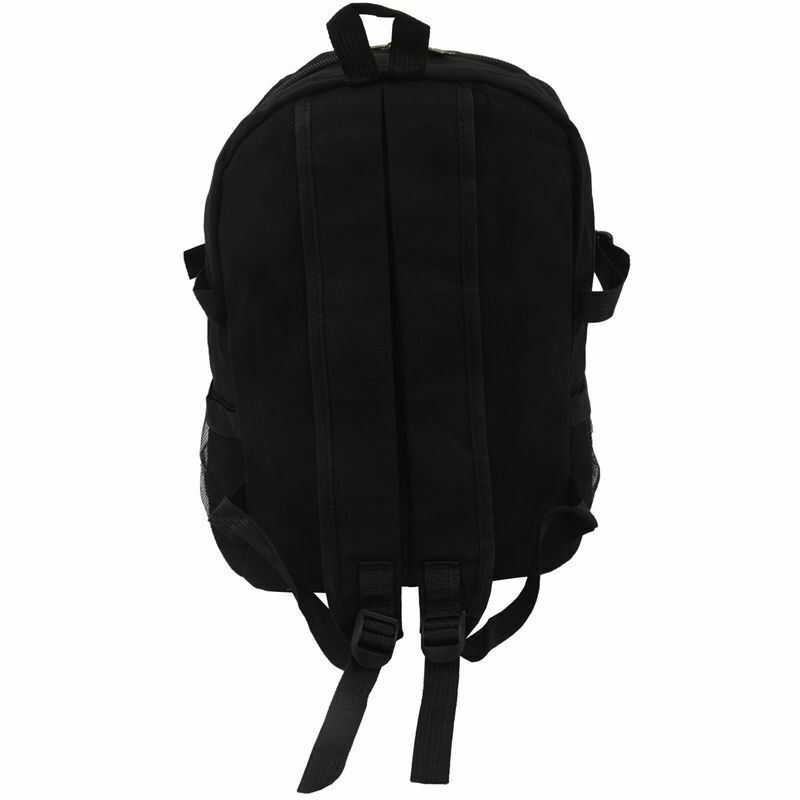 male Retro Leisure tourism canvas backpack black M1P2