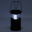 Collapsible Camping Hiking Lantern 30 LED Emergency Tent Night Lamp Black