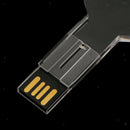 Transparent USB2.0 Flash Drive Memory Stick Storage Digital U Disk Drive 4GB