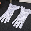 Fashion Women Bridal Evening Wedding Party Prom Driving Costume Lace Gloves