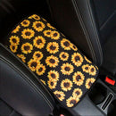Car Center Console Armrest Cover Pad, Universal Fit Soft Comfort Center Con Z9P5