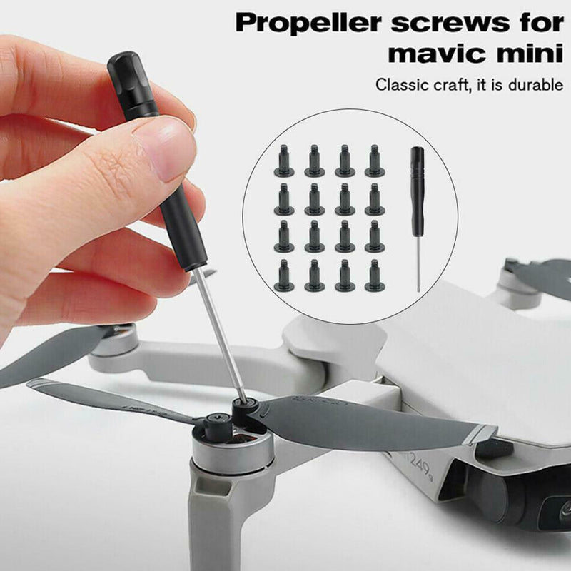 For DJI Mavic Mini Drone 16pcs Propeller Screws Disassembly Assembly Blades