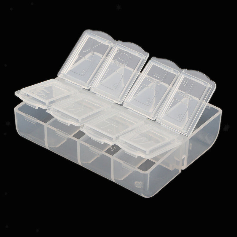 5x 8 Compartments SmartPhone Repair Tool Organizer Storage Case Holder Box