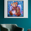5D DIY Full Drill Square Diamond Painting Bear Cross Stitch Embroidery Kit