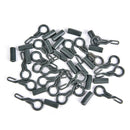 20set fishing terminal tackle safety lead clip carp fishing tackle rubber tuME