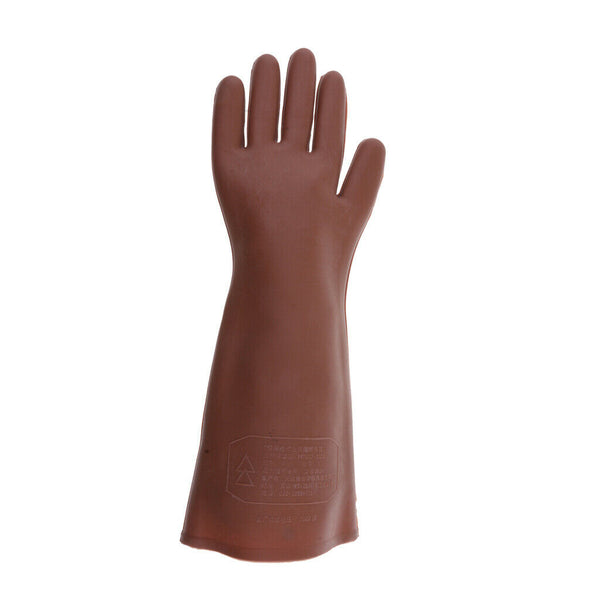 1 Pair Rubber Electric Safety Gloves, Free Size