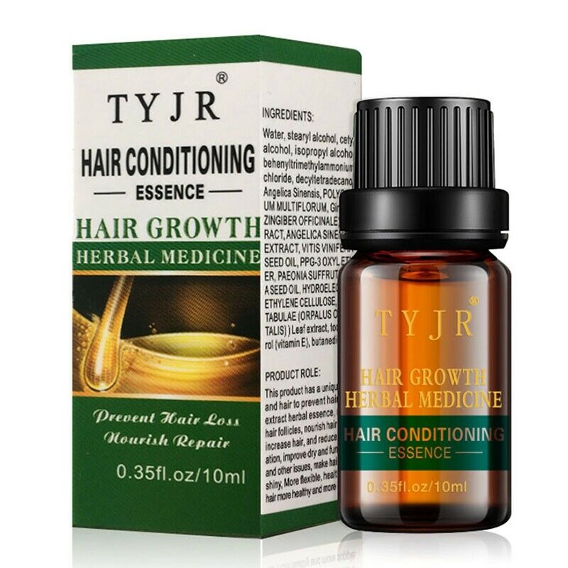 Tyjr Fast Powerful Hair Growth Serum Hair Growth Essential Oil Treatment Pr D8G9