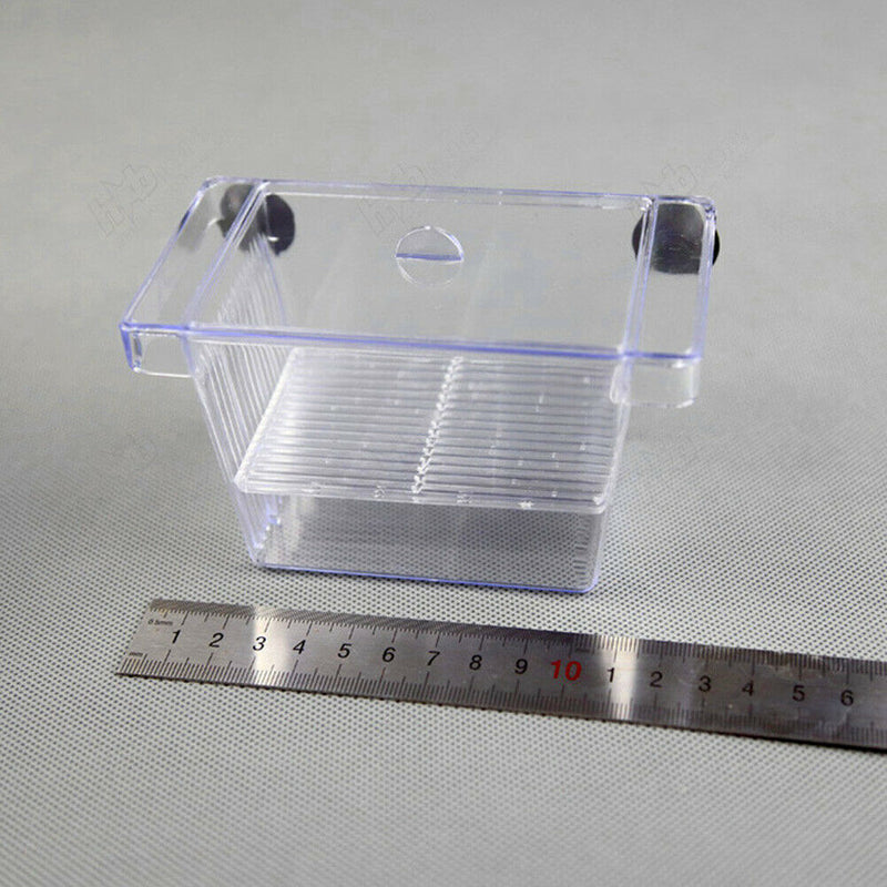 Acrylic Fish Tank Breeding Isolation Box Aquarium Hatchery Incubator Holder A