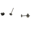400 Pairs Wholesale 4mm Iron Earring Posts and Backs DIY Earring Making Finding