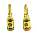 Corrosion Resistant Thread Connector Banana Plug Audio Speaker Plated