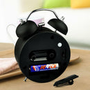 Twin Bell Alarm Clock Loud Retro Alarm Clock Quartz Operated with Nightlight