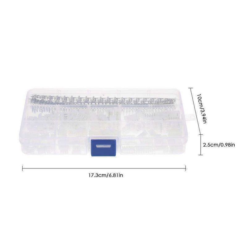 460pcs Pitch 2/3/4/5/6 Pin JST Sm Connector Male & Female Plug Housing Kits