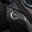 Carbon Fiber For Chevrolet Equinox 17-19 Car Ignition Engine Start Button T