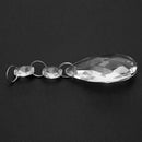 5pcs Clear Crystal Acrylic Beads Pendant Top Chandelier Wedding Decor