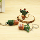 Cute Mini Simulation Cactus Key Chain Keyrings Hangbag Charm Plant Pendant