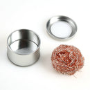 2pcs 599B Soldering Sponges Solder Iron Tip Cleaner Metal Wire with Stand  A