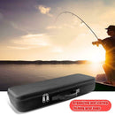 Shockproof Hard Shell Fishing Rod Bag Organize Storage Outdoor Fishing Accessory