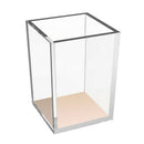 Deluxe Acrylic Design Soft Contact Square Pen Pencil Ruler Holder Cup Deskt
