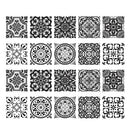 20pcs Self-Adhesive Mosaic Waterproof Floor Wall Tiles Stickers