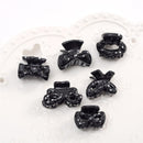 10pcs Popular Mixed Small Plastic Black Hair Clips Hairpin Claws Clamps FT