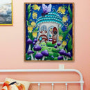 5D DIY Diamond Painting Full Drill Cross Stitch Kit Wall Art (Mushroom01)