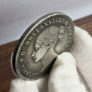 Queen Victoria And Lion Pattern Commemorative Coin Craft Collection A8C2