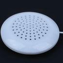 New 3.5mm Portable Mini Speaker Pad for MP3 MP4 CD iPod Phone White A7S2