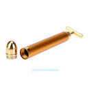 Electric Vibration Face Massager Skin Care Bar Portable T Shape Beauty Device