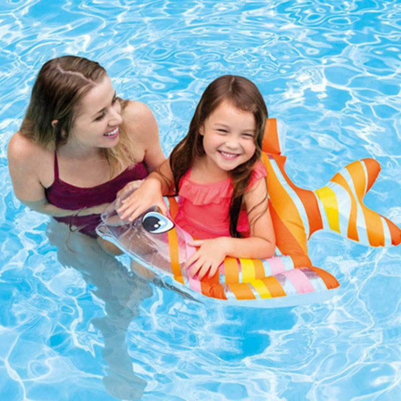Cartoon Fish Baby Swimming Ring Pool Armpit Float Toddler Water Swim Toys