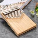 17 Keys Mbira Pocket Musical Instrument Finger Piano Kalimba Portable Thumb F3N4