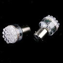 1157 BAY15D RED 24 SMD LED 12V Dual Filament Brake Stop Tail Light Bulbs