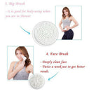Exfoliating Brush for Body - Bath Spa Massager Kit with 4 Attachments Elect