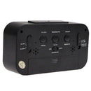 Digital Snooze Electronic Calendar Alarm Clock with LED Backlight Control