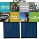 Mini 6V 1W Solar Panel Solar System DIY For Light Phone Cell Toys Chargers L5C2