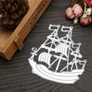 Beautiful Sailing Boat  Metal Cutting Dies Stencils For Scrapbook Paper Card ME