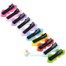 10x Cute Hairpin Puppy Pet Dog Cat Hair Bows Clips Glass Grooming Accessories A