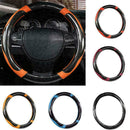 2019 PU Leather Car Wheel Cover Soft Anti-slip Sport Steering Auto Covers W K4S1