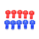 New 50Pcs Red Blue Snap On Connector Splicer Terminal Quick Splice Cable  OZ FT