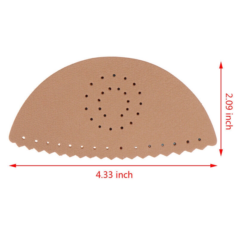 Breathable Invisible Triangle Leather Massage Orthopedic Insoles Arch Suppor Cy