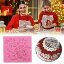 Peony lace Silicone Fondant baking Paste Mold Cake Decorat Y2Q7 DIY Clay Po Z8M5