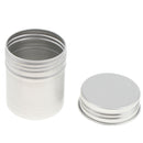 5 Pack 50ml Aluminum Metal Tins Containers with Screw Lid - Great for Spices,